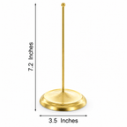 Upright Gold Metal Christmas Tree Topper Finial Stand Display Stand 7.2 Inches Ornament Stands > Tree Topper Stands La Vie Bien Upright Gold Metal Christmas Tree Topper Finial Stand Display Stand 7.2 Inches
