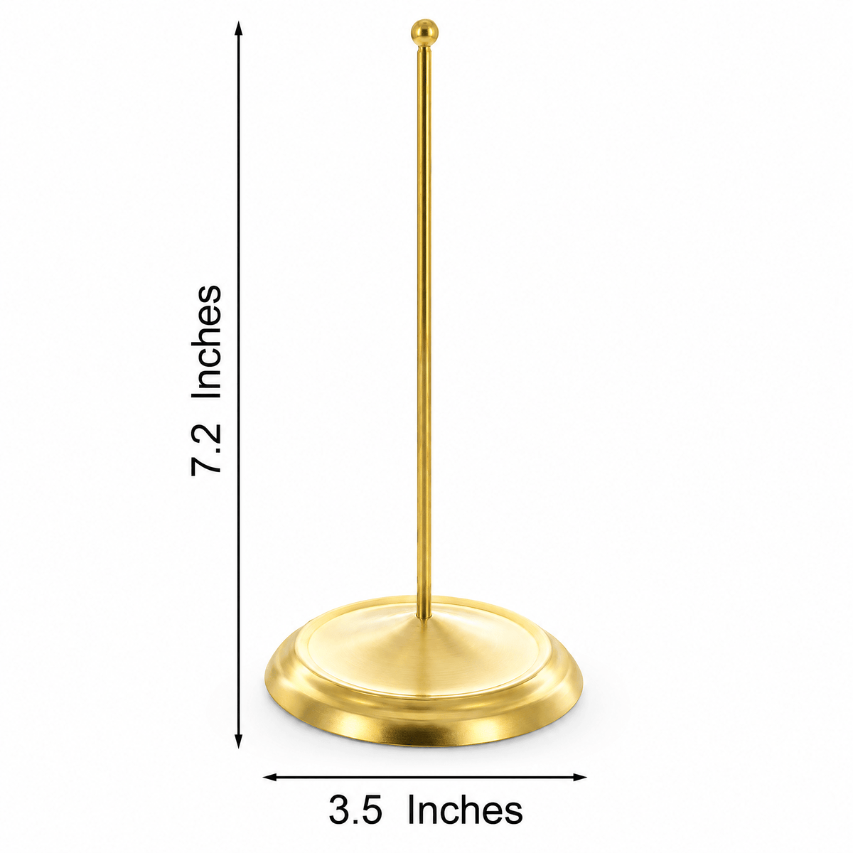 Upright Gold Metal Christmas Tree Topper Finial Stand Display Stand 7.2 Inches Ornament Stands > Tree Topper Stands La Vie Bien Upright Gold Metal Christmas Tree Topper Finial Stand Display Stand 7.2 Inches