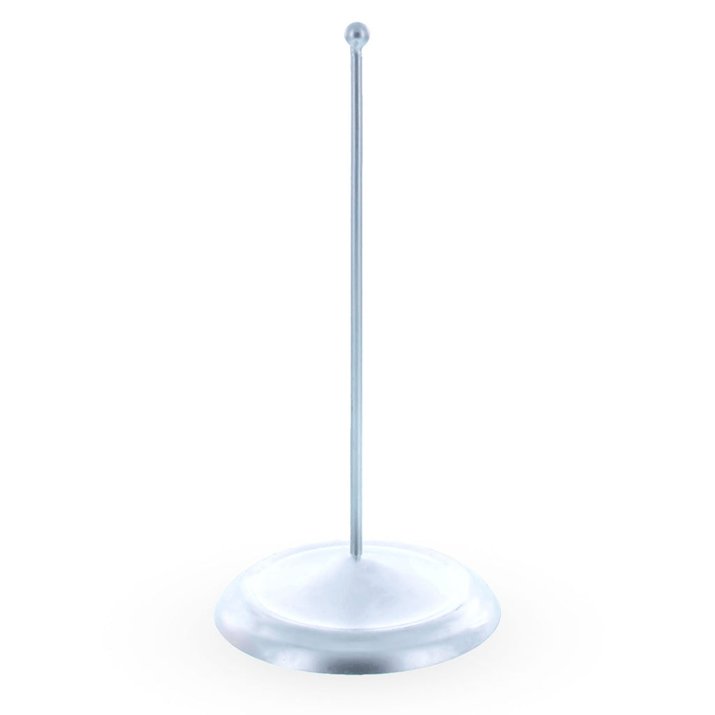 Upright Silver Metal Christmas Tree Topper Finial Stand Display Stand 7.2 Inches Ornament Stands > Tree Topper Stands La Vie Bien Upright Silver Metal Christmas Tree Topper Finial Stand Display Stand 7.2 Inches