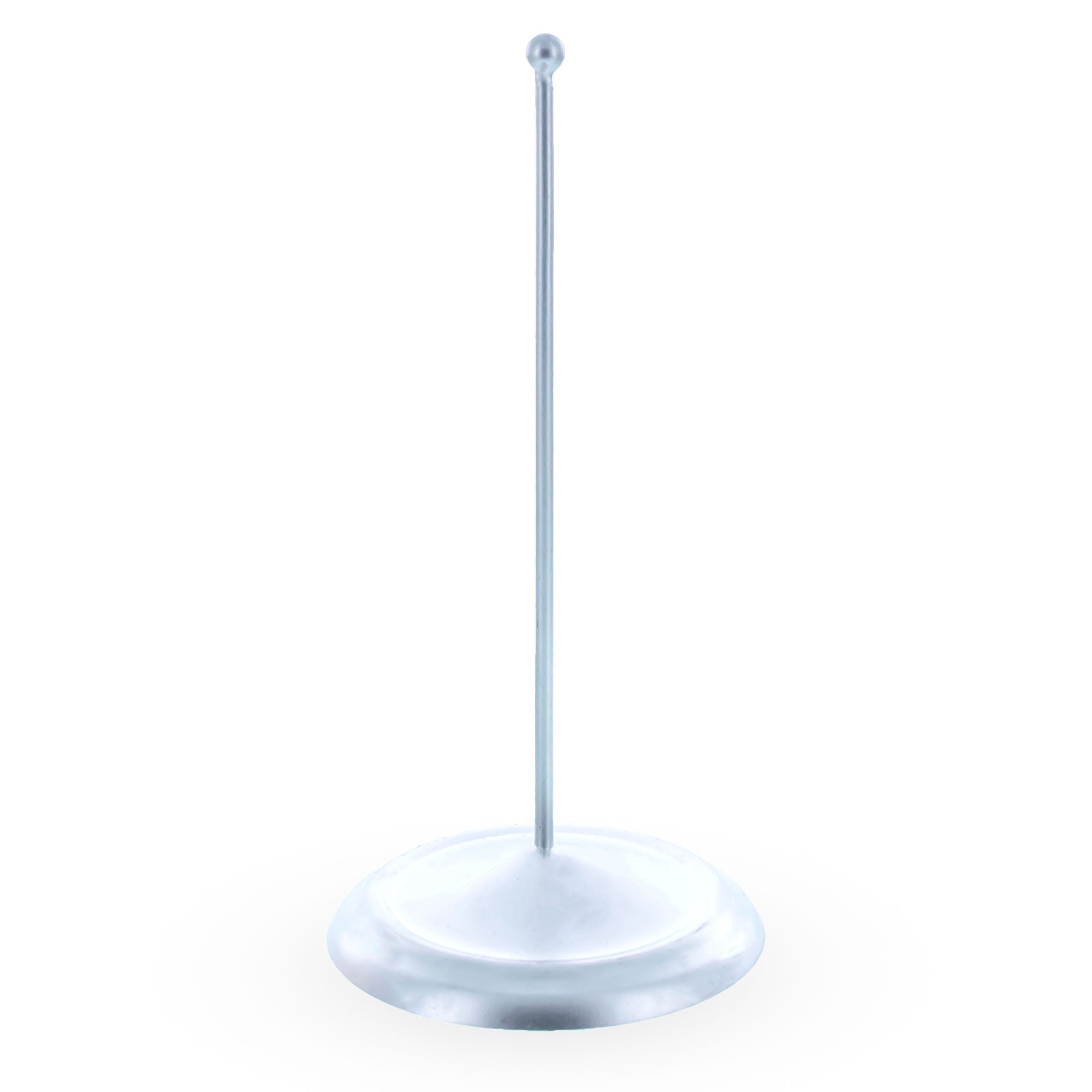 Upright Silver Metal Christmas Tree Topper Finial Stand Display Stand 7.2 Inches Ornament Stands > Tree Topper Stands La Vie Bien Upright Silver Metal Christmas Tree Topper Finial Stand Display Stand 7.2 Inches