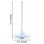 Upright Silver Metal Christmas Tree Topper Finial Stand Display Stand 7.2 Inches Ornament Stands > Tree Topper Stands La Vie Bien Upright Silver Metal Christmas Tree Topper Finial Stand Display Stand 7.2 Inches