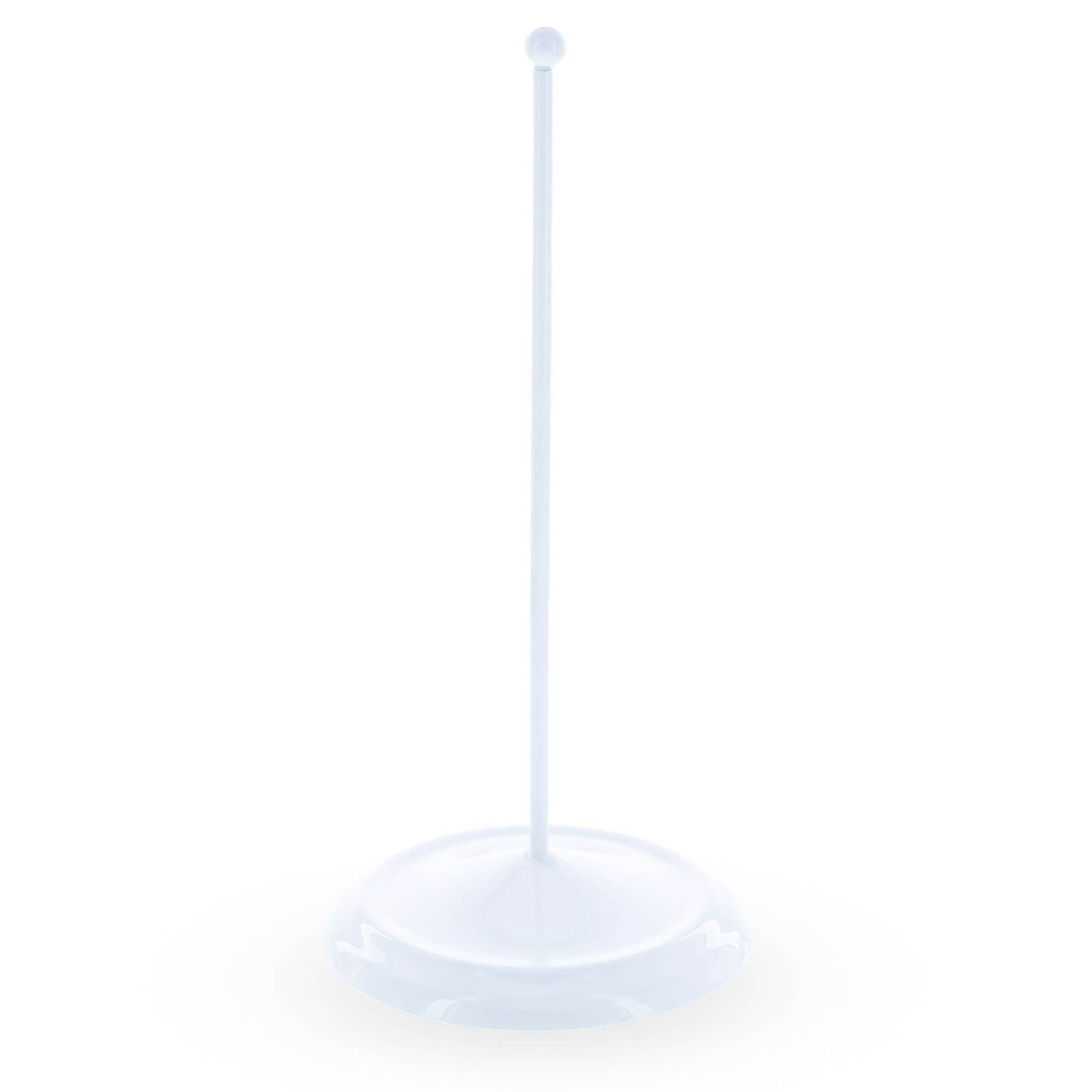 Upright White Metal Christmas Tree Topper Finial Stand Display Stand 7.2 Inches Ornament Stands > Tree Topper Stands La Vie Bien Upright White Metal Christmas Tree Topper Finial Stand Display Stand 7.2 Inches