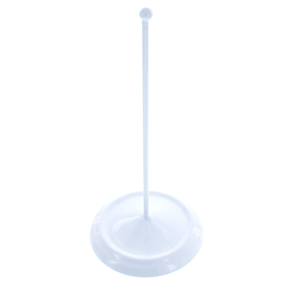 Upright White Metal Christmas Tree Topper Finial Stand Display Stand 7.2 Inches Ornament Stands > Tree Topper Stands La Vie Bien Upright White Metal Christmas Tree Topper Finial Stand Display Stand 7.2 Inches