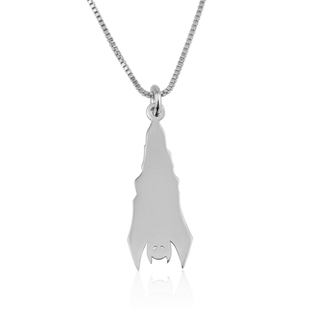 Upside Down Bat Necklace La Vie Bien Upside Down Bat Necklace
