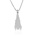Upside Down Bat Necklace La Vie Bien Upside Down Bat Necklace