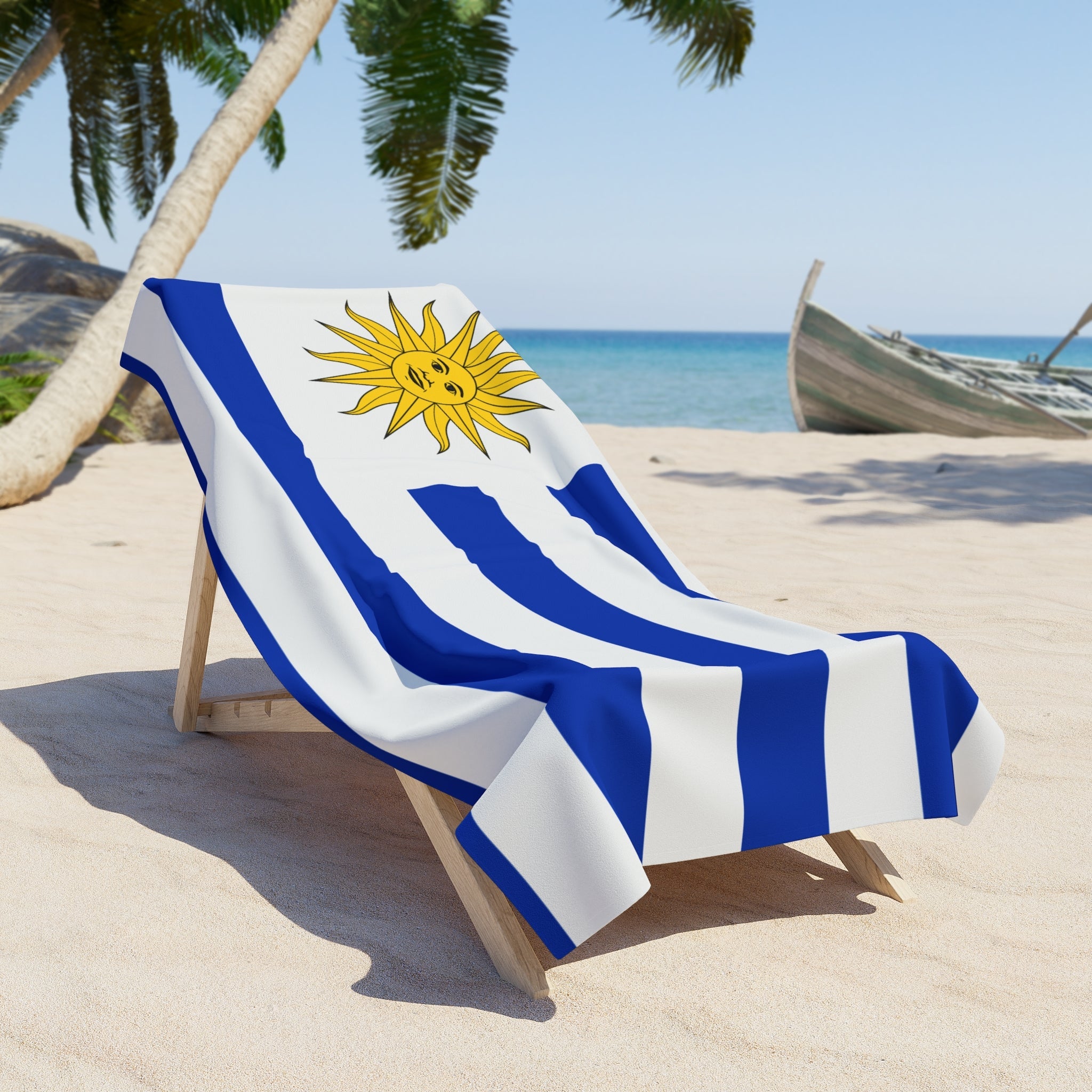 Uruguay Flag Beach Towel | Quality & Long Lasting - 2 Sizes | Uruguayan Pride | Gift for Uruguayans Home Decor La Vie Bien Uruguay Flag Beach Towel | Quality & Long Lasting - 2 Sizes | Uruguayan Pride | Gift for Uruguayans