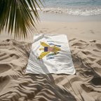 U.S. Virgin Islands Flag Beach Towel Beach Towel (Generic Brand) La Vie Bien U.S. Virgin Islands Flag Beach Towel