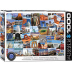 USA Globetrotter 1000 Piece Jigsaw Puzzle Eurographics Jigsaw Puzzle La Vie Bien USA Globetrotter 1000 Piece Jigsaw Puzzle Eurographics