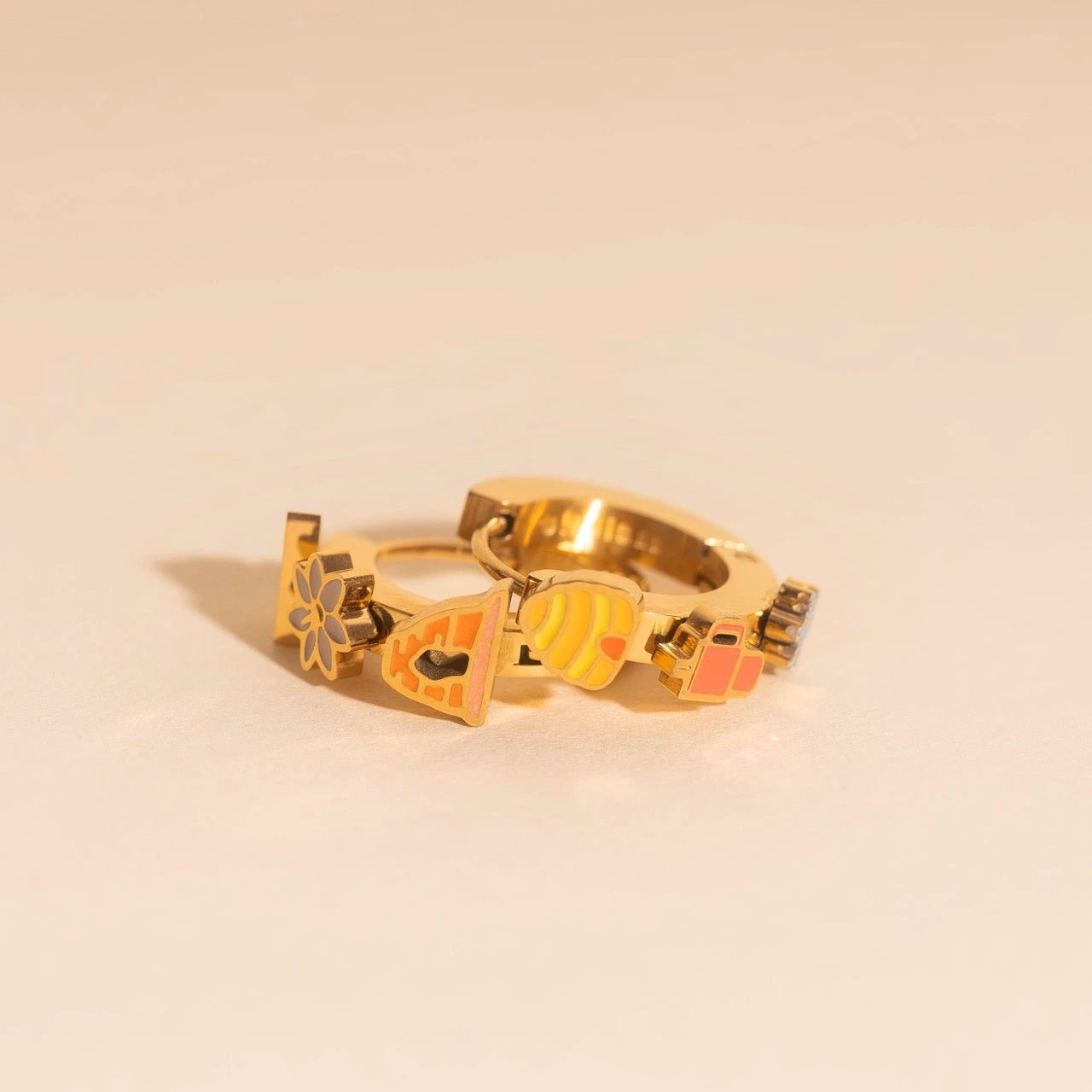 Utah 3D Huggie Hoop Earrings by Oh Clementine