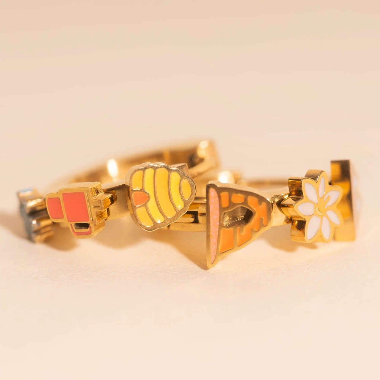Utah 3D Huggie Hoop Earrings by Oh Clementine