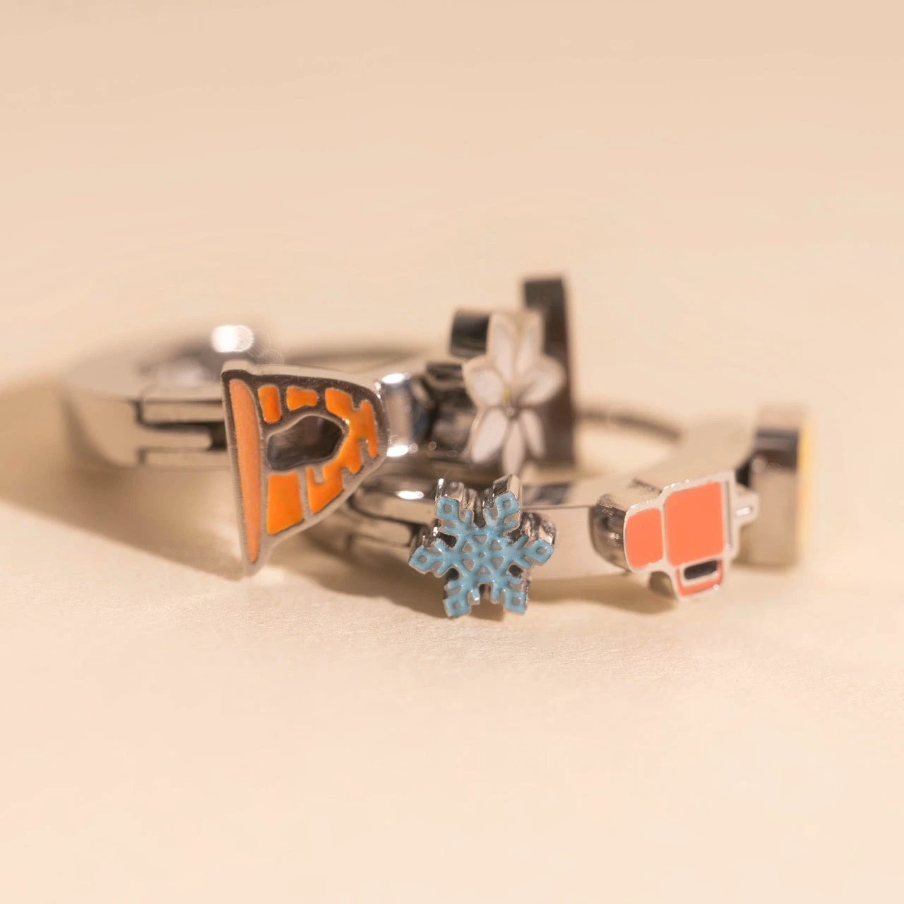 Utah 3D Huggie Hoop Earrings by Oh Clementine