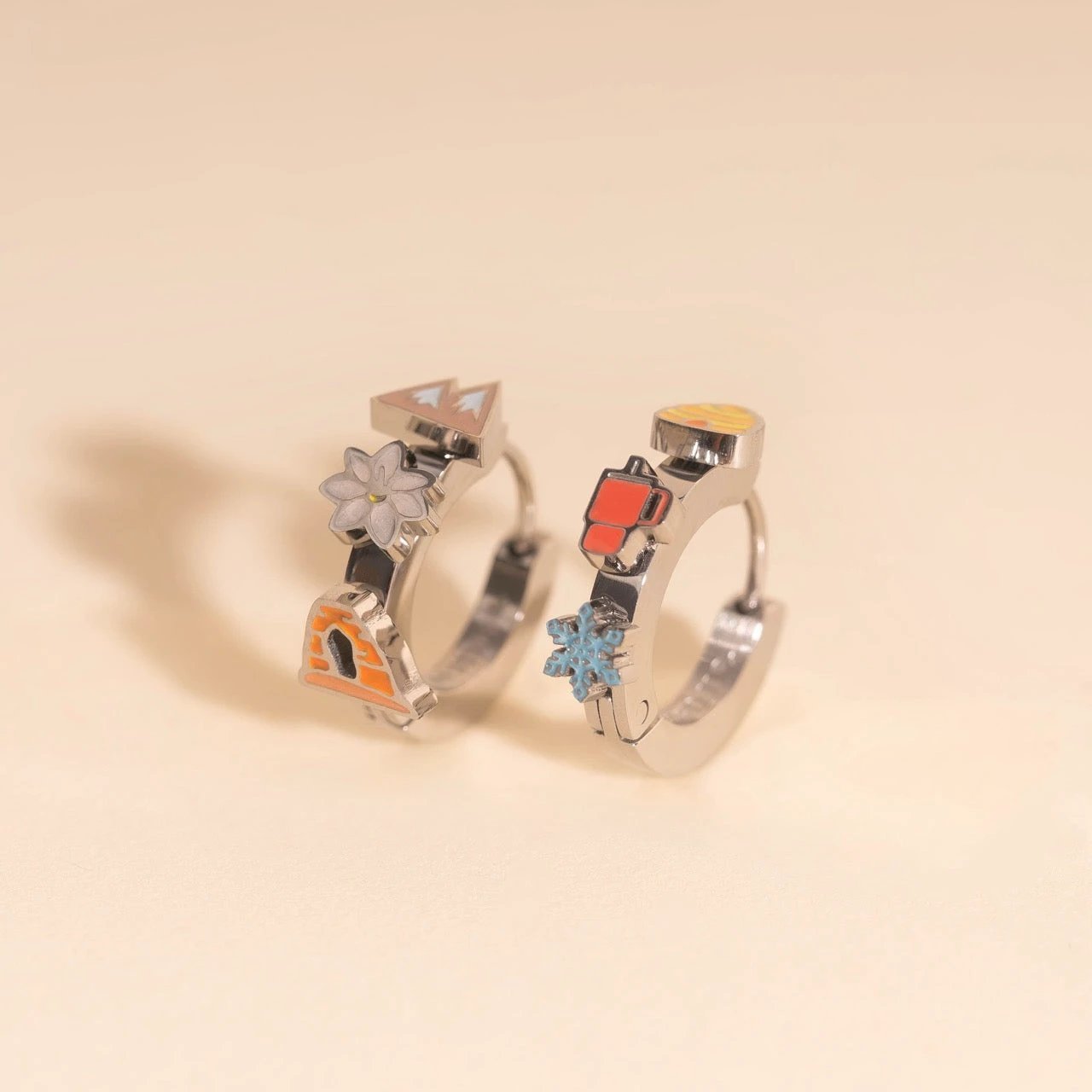 Utah 3D Huggie Hoop Earrings by Oh Clementine