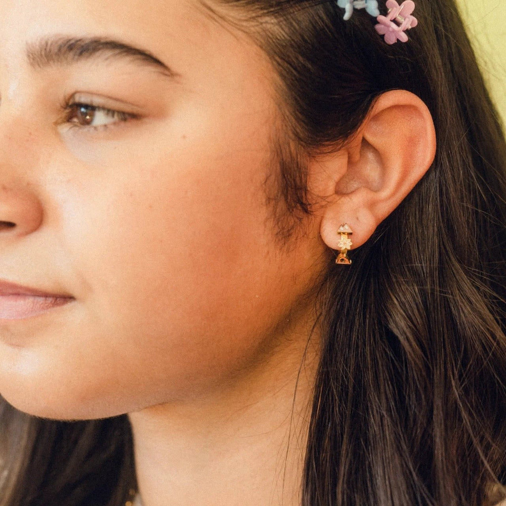 Utah 3D Huggie Hoop Earrings by Oh Clementine