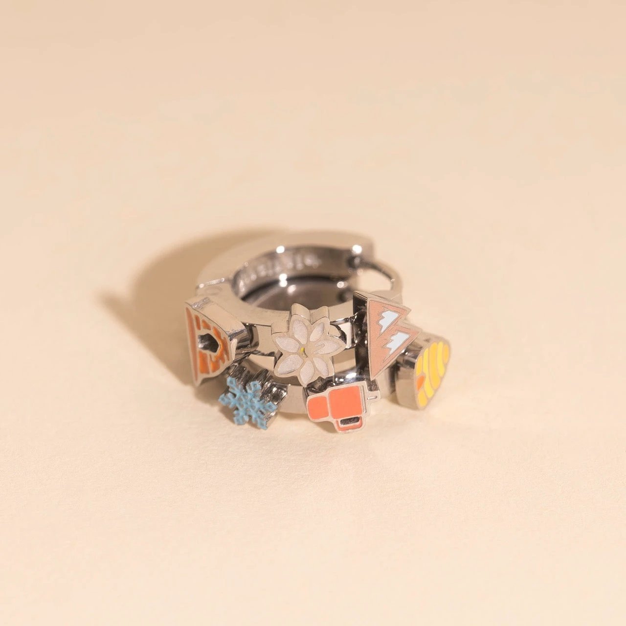 Utah 3D Huggie Hoop Earrings by Oh Clementine