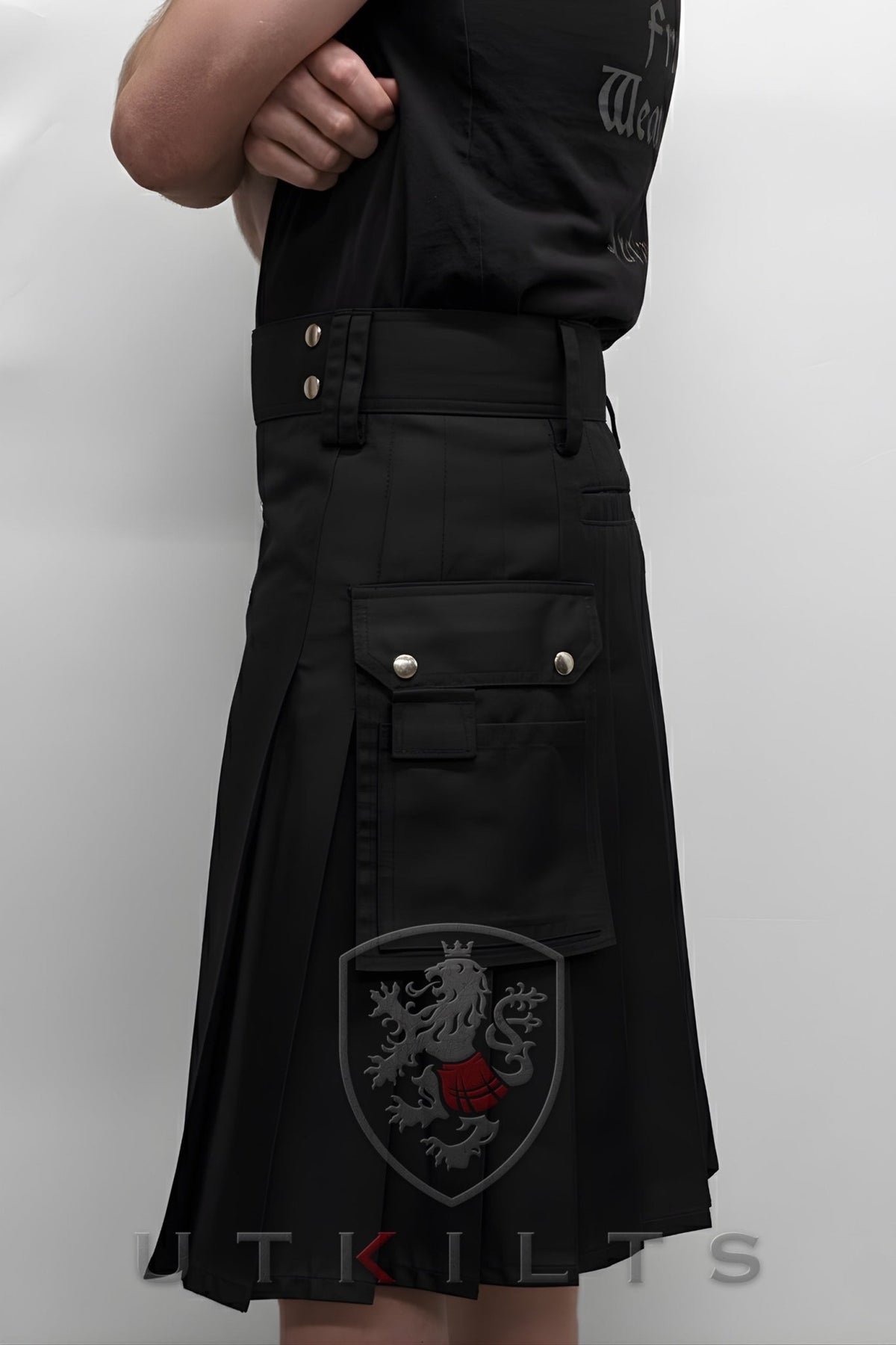 Utility Kilt – GlenTorin, Black Utility Kilt La Vie Bien Utility Kilt – GlenTorin, Black