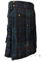 Utility Kilt – Ultimate, Black Watch Utility Kilt La Vie Bien Utility Kilt – Ultimate, Black Watch