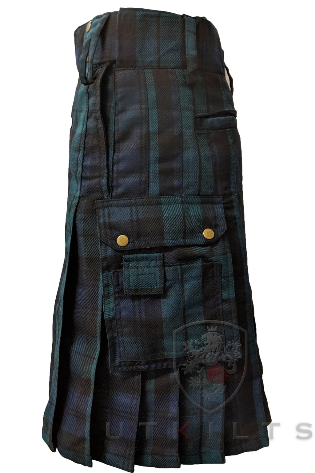Utility Kilt – Ultimate, Black Watch Utility Kilt La Vie Bien Utility Kilt – Ultimate, Black Watch