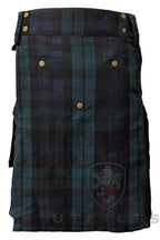 Utility Kilt – Ultimate, Black Watch Utility Kilt La Vie Bien Utility Kilt – Ultimate, Black Watch