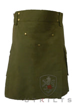 Utility Kilt – Ultimate, Olive Green Utility Kilt La Vie Bien Utility Kilt – Ultimate, Olive Green