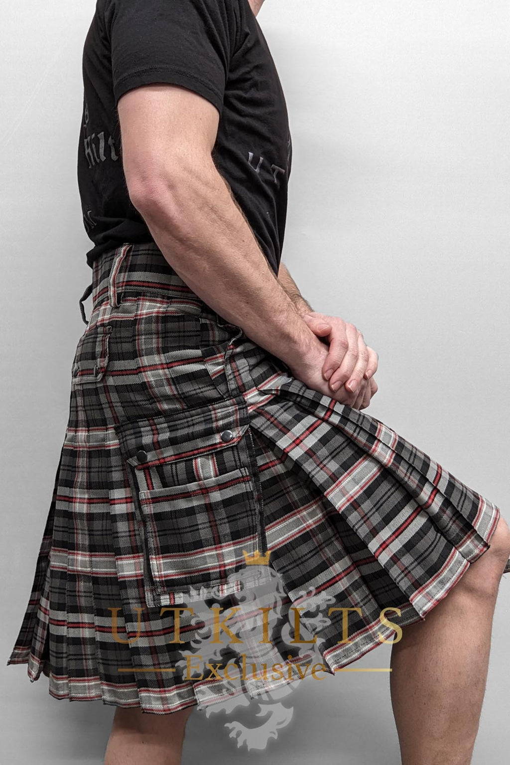 Utility Kilt – Ultimate, Scottish National Antique Utility Kilt La Vie Bien Utility Kilt – Ultimate, Scottish National Antique