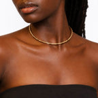 Uzi Open Collar Necklance Choker Choker La Vie Bien Uzi Open Collar Necklance Choker