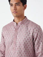 2092 - Silk kurta with white pant
