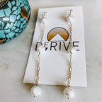 Vahine Pearl Earrings by Derive Jewelry
