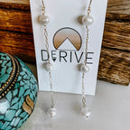 Vahine Pearl Earrings by Derive Jewelry