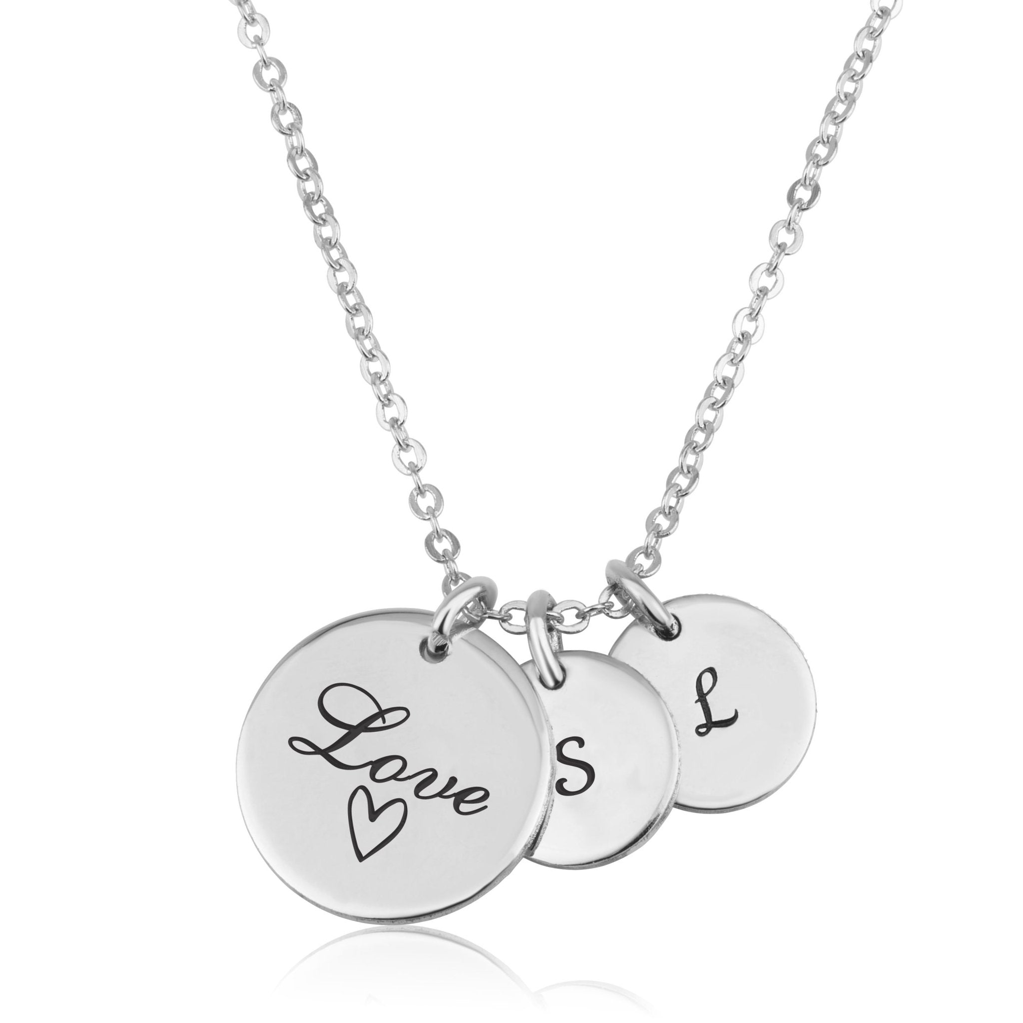 Valentine's Day Initial Necklace
