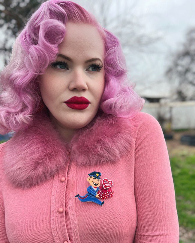Valentine's Happy Mail Earrings by 50's Vintage Dame x Lipstick & Chrome Earrings La Vie Bien Valentine's Happy Mail Earrings by 50's Vintage Dame x Lipstick & Chrome