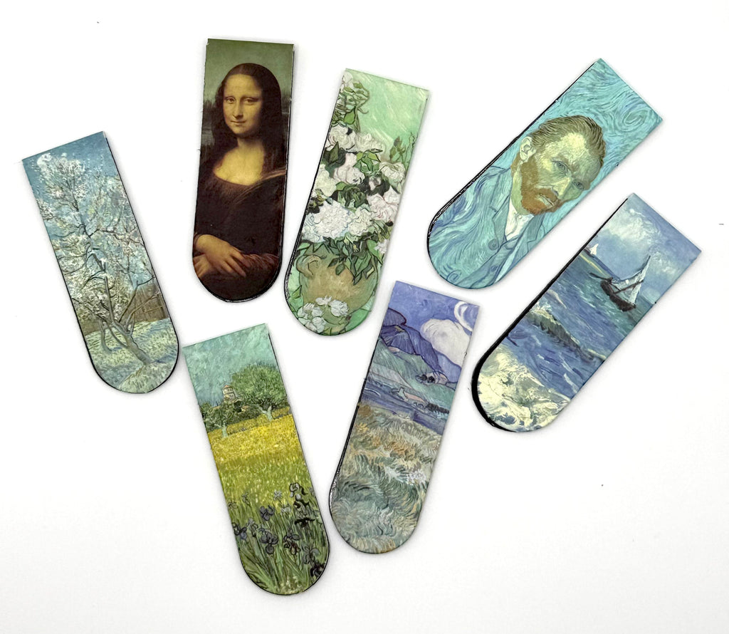 Fun Magnetic Van Gogh Art Bookmarks (Set of 3)