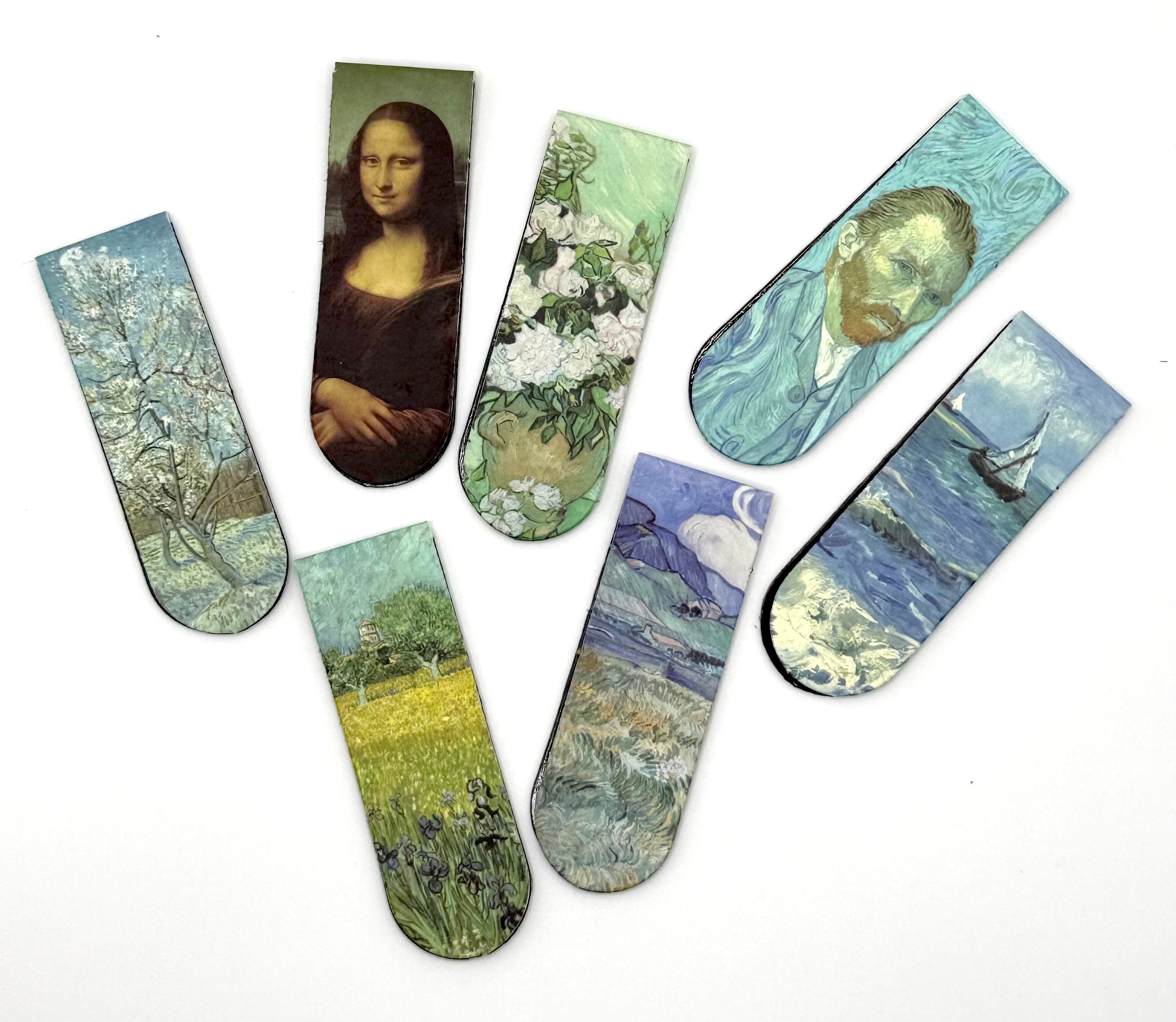 Fun Magnetic Van Gogh Art Bookmarks (Set of 3)