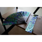 Van Gogh Irises Folding Hand Fan APPAREL La Vie Bien Van Gogh Irises Folding Hand Fan