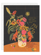 Vase Still Life - Seeded Get Well Card by Ash & Rose