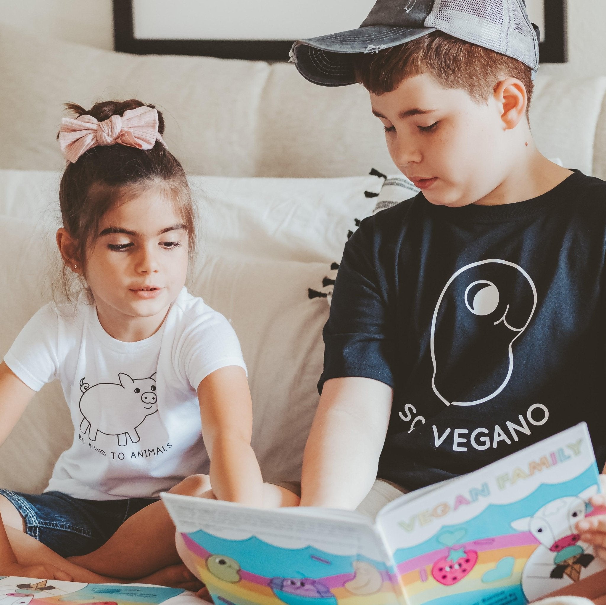 VEGAN FAMILY Children's Book Books La Vie Bien VEGAN FAMILY Children's Book