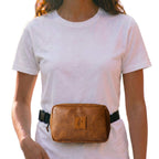 Vegan Leather Belt Bag for Men & Women, Crossbody Fanny Pack Belt Bag La Vie Bien Vegan Leather Belt Bag for Men & Women, Crossbody Fanny Pack