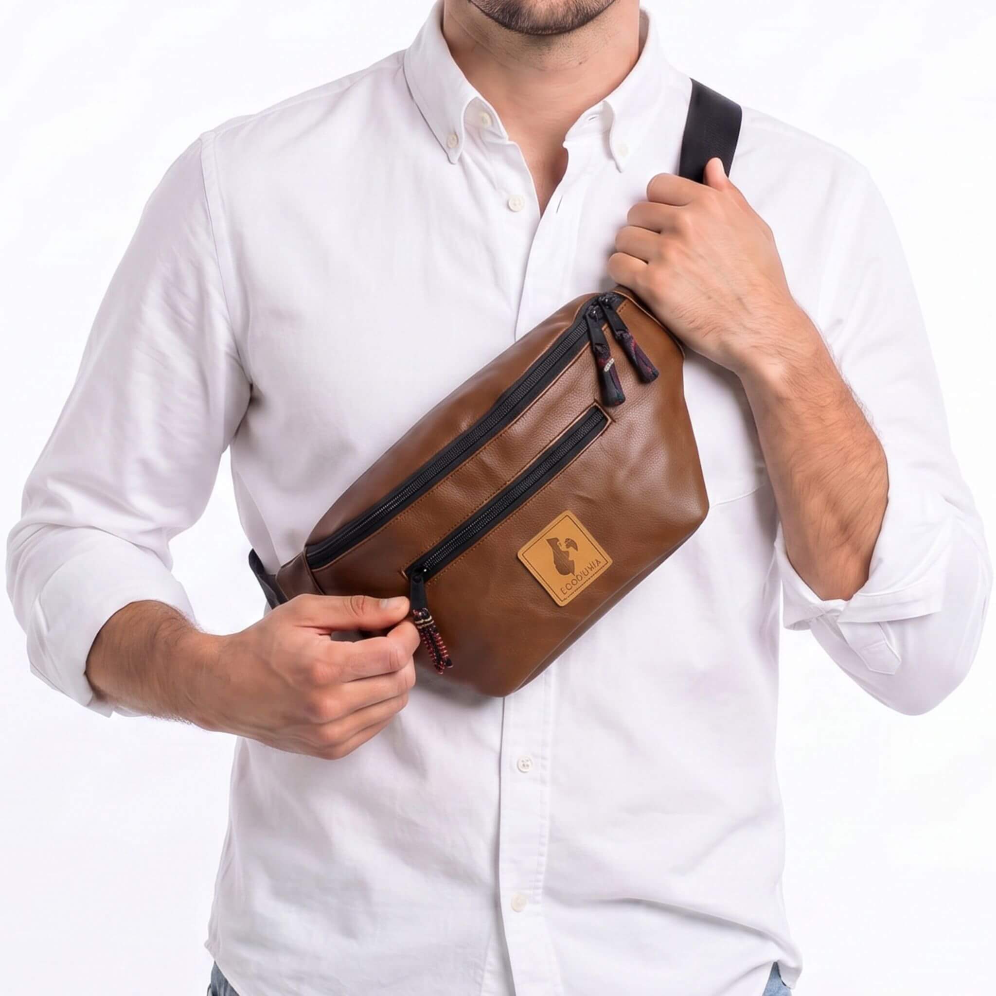 Vegan Leather Crossbody Fanny Pack | Toni Bag Fanny Packs La Vie Bien Vegan Leather Crossbody Fanny Pack | Toni Bag