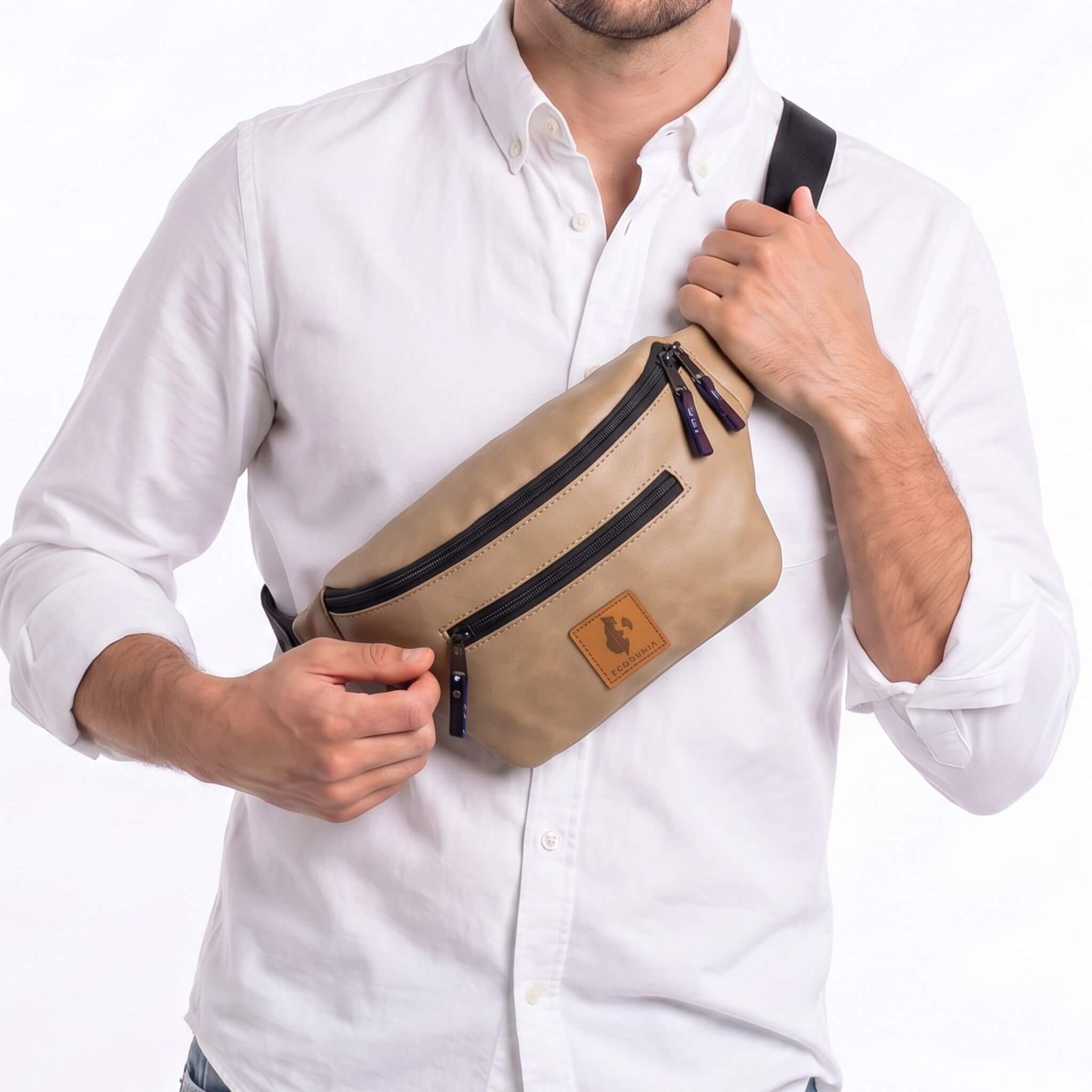 Vegan Leather Crossbody Fanny Pack | Toni Bag Fanny Packs La Vie Bien Vegan Leather Crossbody Fanny Pack | Toni Bag