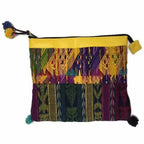 Vegan Leather Up - cycled Embroidered Textile Huipil iPad Case - Guatemala Bags La Vie Bien Vegan Leather Up - cycled Embroidered Textile Huipil iPad Case - Guatemala