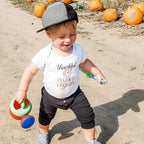 VEGAN THANKSGIVING One Piece Short Sleeve Baby Bodysuit Kids' Clothes La Vie Bien VEGAN THANKSGIVING One Piece Short Sleeve Baby Bodysuit