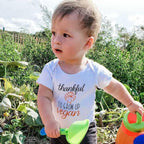 VEGAN THANKSGIVING One Piece Short Sleeve Baby Bodysuit Kids' Clothes La Vie Bien VEGAN THANKSGIVING One Piece Short Sleeve Baby Bodysuit