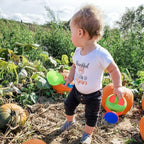 VEGAN THANKSGIVING One Piece Short Sleeve Baby Bodysuit Kids' Clothes La Vie Bien VEGAN THANKSGIVING One Piece Short Sleeve Baby Bodysuit