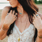 VEGAN VIBES Stacking Cuff Bracelet Stamped Cuffs La Vie Bien VEGAN VIBES Stacking Cuff Bracelet