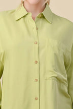 BASIC COLLARED BUTTON DOWN LONG SLEEVES SHIRTS