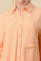 BASIC COLLARED BUTTON DOWN LONG SLEEVES SHIRTS