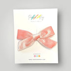 Velour Hair Bow | Clip, Headband, or Pigtail Clips by Parker + Kay Creative