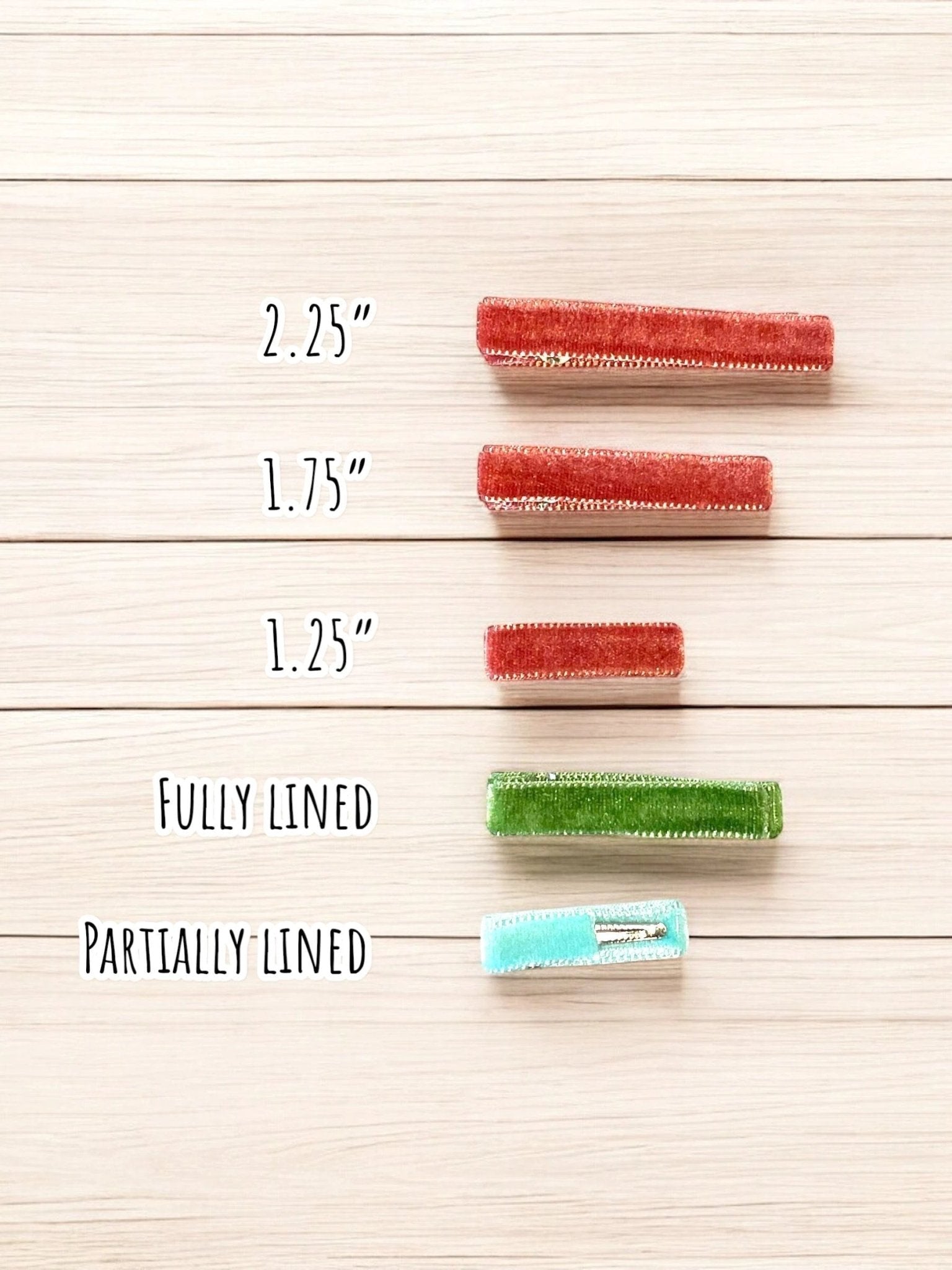 Velvet Bar Clip Set by Parker + Kay Creative