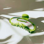 Velvet Claws Hair Clip | Green Snake Hair Claw Accessories La Vie Bien Velvet Claws Hair Clip | Green Snake Hair Claw