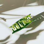 Velvet Claws Hair Clip | Green Snake Hair Claw Accessories La Vie Bien Velvet Claws Hair Clip | Green Snake Hair Claw