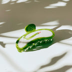 Velvet Claws Hair Clip | Green Snake Hair Claw Accessories La Vie Bien Velvet Claws Hair Clip | Green Snake Hair Claw